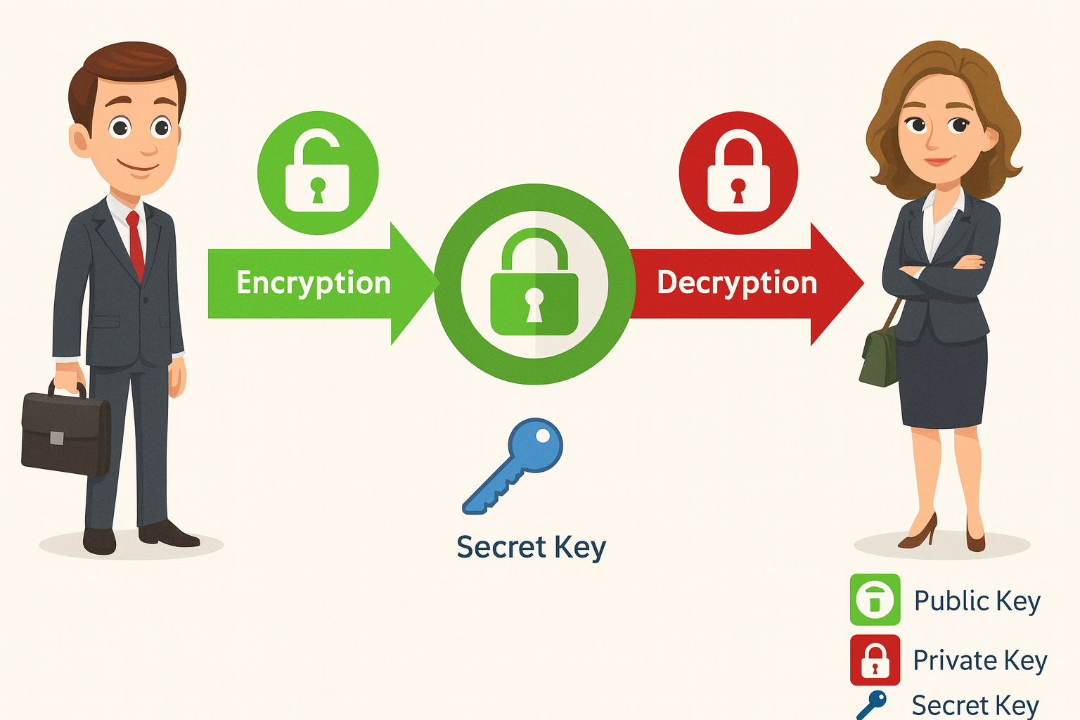 Symmetric Encryption Diagram