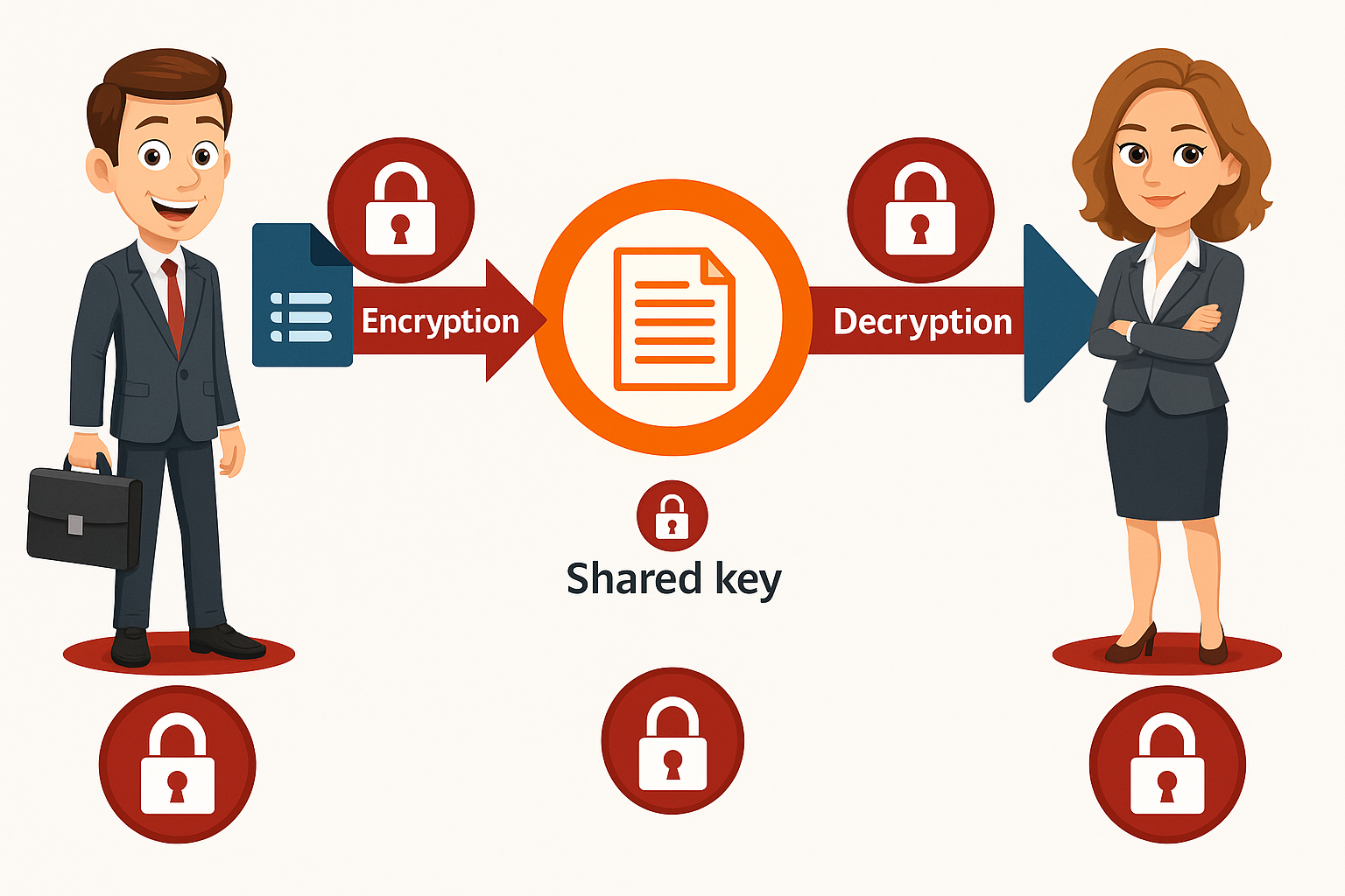 Symmetric Encryption Diagram